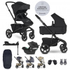 EASYWALKER SET Kočík 4v1 Jimmey Pepper Black XXL RWS + CYBEX Aton B2 i-Size + základňa