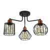 Svietidlá stropné svietidlá - Lampa Plafon Loft Edison z Drutu Druciana 720-3 (Svietidlá stropné svietidlá - Lampa Plafon Loft Edison z Drutu Druciana 720-3)