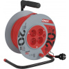 Emos PVC predlžovací kábel na bubne 4 zásuvky, 20 m, 1 mm2 1908142001