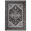 DECOREUM Koberec čierny EUFRAT Q011A 33076Y 80x150 cm