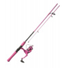 Prút Detský s Navijakom a Vlascom Kinetic RamaSjang CC Pink 165cm/5-24gr, Navijak 2000-FD