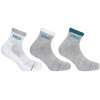 Ponožky FILA 3-pack Fitness Quarter White-Grey|43-46