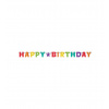 Farebná Girlanda - Happy Birthday