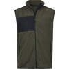 TEE JAYS TJ9122 MOUNTAIN / Pánska fleecová vesta - deep green/black M
