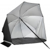 Plážový prístrešok VIRTUFIT Beach Parasol Čierny