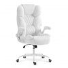 Kožené biele kancelárske kreslo HELLS Chair HC-1033, HC__5907196012297