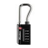 Master Lock Kombinačný TSA visiaci zámok 4696EURDBLK čierny, 35mm