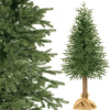 Springos Vianočný stromček Smrek DeLuxe prírodný na kmienku 220 cm