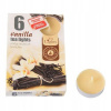 Parafínová čajová sviečka Vanilka Admit 6 ks