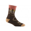 Darn Tough ponožky HIKER MICRO CREW Midweight merino - dámské - hnědé Velikost: M