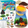 VEĽKÝ UMELECKÝ SET NA MAĽOVANIE FARBAMI DINOSAURY FIGÚRKY KUFOR PODLOŽKA