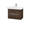 Dreja Umývadlová skrinka SOLO SZZ 60 - D25 Teak / Úchytka T04 / D25 Teak