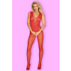 Žhavé bodystocking N112 červené S/L