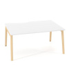 Interier Říčany Pracovné stoly Bench ALFA ROOT 160x160cm, biely