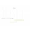 LED luster AZzardo Halo Farba: Biela, Veľkosť: 80+60+40, Verzia: CCT + dialkový