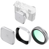 K&F Concept K&F Fujifilm UV filter + hood + lens cap, 3pcs set,suitable pre Fuji X100/X100F/X100S/X100T/X100V/X1