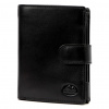 Pánska kožená peňaženka EL FORREST 932-67 s RFID, čierna, 10 x 13 x 3 cm