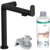 Hansgrohe Aqittura M91 kuchynská batéria s filtrom stojánková čierna 76802670