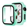 AppleMix Tvrdené sklo + rámik pre Apple Watch 44 mm Series 4 / 5 / 6 / SE - svetlomodré