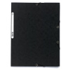 Spisové dosky s gumičkou A4 prešpán 400 g/m2 - čierne