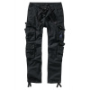 Brandit Pure slim fit nohavice, čierne - 3XL