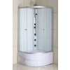Hydromasážna sprchová babína - SPRCHOVÁ KABÍNA S BIELOU HYDROMASÁŽOU 90x90 (Hydromasážna sprchová babína - SPRCHOVÁ KABÍNA S BIELOU HYDROMASÁŽOU 90x90)