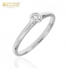 Zlatý Briliantový prsteň Au585/000 14k 1ks Briliant 0,15ct. - Rozmer: 55