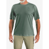 Tričko Carhartt Force Sun Defender Relaxed Logo T-Shirt - green slate heather