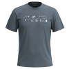 SMARTWOOL Gone Camping Graphic Short Sleeve Tee Sl Everyday PEWTER BLUE - M