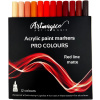 Popisovač Artmagico Pro Red Line akrylové fixky, červené odtiene, 12 ks (1224)