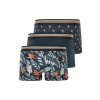 Pánske boxerky 3Pack 17302913 B90 tm. modrá s potlačou - Jockey M