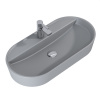 Lotosan LOT Aria umývadlo na dosku 60cm / 80cm Farba: Tmavá sivá matná, Rozmer: 80cm
