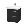 Dreja Umývadlová skrinka Q MAX SZZ2 55 - N03 Graphite / Úchytka T04 / N03 Graphite