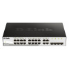 D-Link DGS-1210-20 20-port Gigabit Smart+ Switch, 16x GbE, 4x RJ45/SFP, fanless DGS-1210-20/E