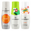 Sada 3 koncentrátov Sodastream Orange Zero + 7up free + Mirinda Zero