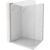 Mexen Kioto L, sprchová zástena Walk-In 110 x 200 cm, 8mm číre sklo, ružové zlato profil, 800-110-103-60-06