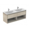 Ideal Standard E0831UK Connect Air skrinka pod dvojumývadlo 130cm-(dekor svetlý lak drevo) E0831UK
