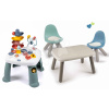 Set didaktický stolík Activity Table Little a stôl KidTable Smoby s 2 stoličkami s anti UV filtrom