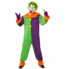 Kostým, maska - Bad Joker Joker kostým s maskou l (Joker Claun Halloween kostým hrozný kostým L)