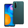 Puzdro gumené Huawei P Smart 2021 Matt tmavo-zelené