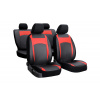 Pokter Autopoťahy pre Suzuki SX4 S-Cross 2013-> Design Leather červené 2+3