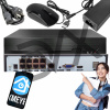 REGISTRÁTOR IP NVR 8CH 4K POE 8x 8-KANÁLOVÝ ONVIF