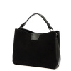 Čierna menšia kožená kabelka do ruky G37110