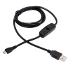 AppleMix Kábel Micro USB na USB-A - 1,5 m - vypínač ON/OFF