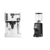 Rancilio Silvia PRO X + Eureka Atom Specialty 75, black
