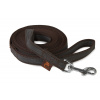 Firedog Pogumované vodítko 20 mm 5 m s rúčkou hnedé
