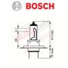 BOSCH żiarovka pre hlavný svetlomet 1987302803