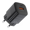 Sieťová nabíjačka Choetech PD5006 30W, A+C, dvojportová (čierna) PD5006-EU-BK