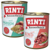 Výhodné balenie RINTI Kennerfleisch 12 x 800 g - mix hovädzie: 2 druhy