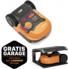 Worx Robotická kosačka WORX 20V Landroid WR168E S250 na trávu do 250 m² s obvodovým drôtom, vrátane 2Ah batérie a nabíjacej stanice + ďalšia položka ZDARMA Garáž WA0810